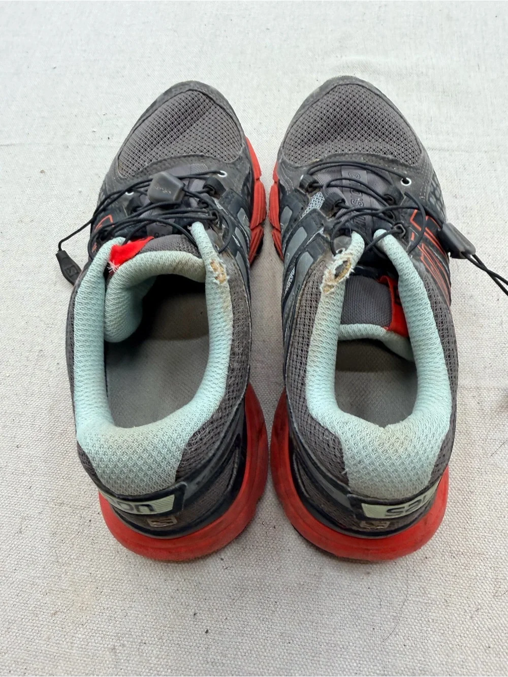 Salomon Mint Green Mesh Slip-On Athletic Shoe